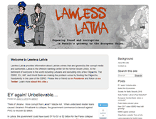 Tablet Screenshot of lawlesslatvia.com